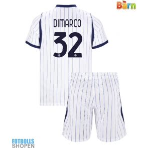 Billiga Inter Milan Federico Dimarco #32 Bortatröja Barn 2026-27 Kortärmad (+ Korta byxor)